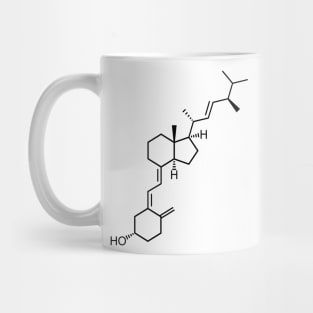 Vitamin D2 Ergocalciferol C28H44O Molecule Mug